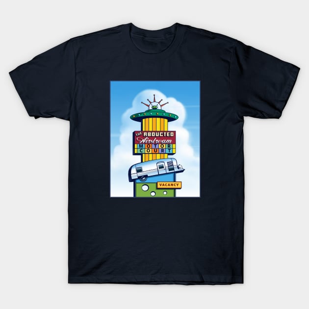 The Abducted Airstream T-Shirt by ChetArt